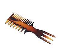 6 Types Hair Comb, Retro Men's Handle Comb Double Sided Haircut Shape Texture Comb Large styling Comb for Men Oil Head Hairstyle(#4)