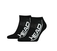 (6 UK-8 UK, Black/White) Head Unisex Adult Ankle Socks (Pack of 2)