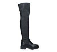 (6 UK, Black) Diesel Womens/Ladies Leather Block Heel Thigh-High Boots