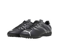 (6 UK, Black/Silver) Puma Mens Attacanto Turf Training Football Boots