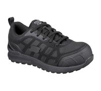 (6 UK, Black) Skechers Womens/Ladies Bulklin Ayak Safety Shoes