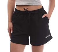 (6 UK, Black) Timberland Womens/Ladies Linear Logo Sweat Shorts