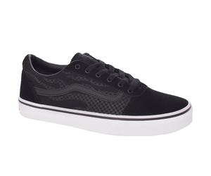(6 UK, Black) Vans Kids Youths Ward Reflective Low Rise Canvas Trainers Sneakers - Black