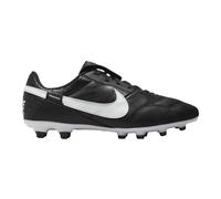 (6 UK, Black/White) Nike Mens Premier 3 Classic Leather Firm Ground Football Boots