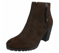 (6 UK, Brown) Spot On Womens/Ladies Zip Detail Ankle Boots