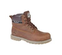 (6 UK, Brown) Woodland Mens 6 Eye Utility Boot