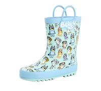 (6 UK Child, Blue) Bluey Childrens/Kids Characters Printed All-Over Print Wellington Boots