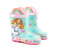 (6 UK Child) Paw Patrol Wellington Boots with Handles (Girls Multicoloured)