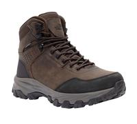 (6 UK, Dark Brown) Trespass Mens Stride Leather Walking Boots