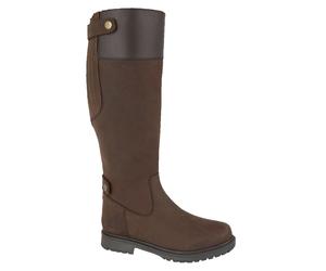 (6 UK, Dark Brown) Woodland Womens/Ladies Harper Waxy Leather Country Boot