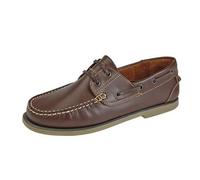 (6 UK) Dek Mens Moccasin Boat Shoe Brown