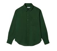 (6 UK, Green) Lacoste Womens/Ladies Lyocell Oversized Shirt