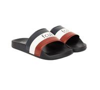 (6 UK, Marine/White/Red) FCUK Mens Stripe Sliders