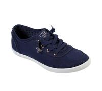 (6 UK, Navy) Skechers Unisex Adult BOBS B Cute Canvas Flat Trainers