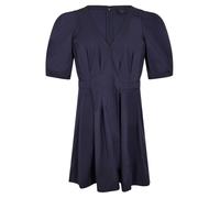 (6 UK, Navy) Ted Baker Womens/Ladies V Neck Puff Sleeve Mini Dress