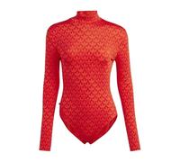 (6 UK, Red) Adidas Womens/Ladies Logo Bodysuit