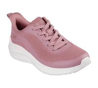 (6 UK, Rose) Skechers Womens/Ladies Bobs Squad Waves Still Wading Trainers