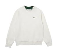 Lacoste Women's Double Piqué Crew Neck Sweatshirt - White - White - 6 UK