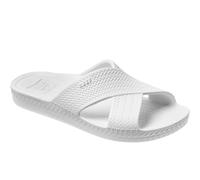 (6 UK, White) Reef Womens Water X Slide Summer Beach Pool Sandals Thongs Flip Flops Sliders
