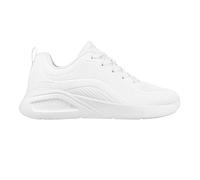 (6 UK, White) Skechers Womens/Ladies Bob Buno Logo Trainers