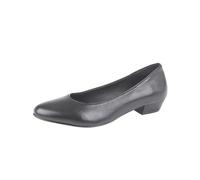 (6 UK) Womens Mod Comfys Ladies Court Shoe Black