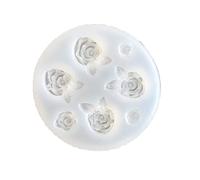 6 Unique Floral Silicone Molds for Resin Jewelry Making, DIY Crafting - Easy Demolding, Durable Epoxy Casting Molds for Pendants, Charms