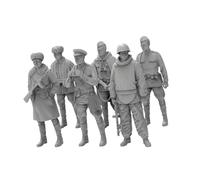 6 Units Scale Models Miniature Figurines for Hobby Diorama Layouts, 2.4cm