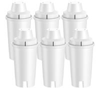 6 Universal Water Filter Cartridge Compatible with Brita Classic Water Filter Jug, Brita Jugs, Dispensers, Classic OB03, Everyday, UltraMax, Metro+, XL, Mavea 107007 35557
