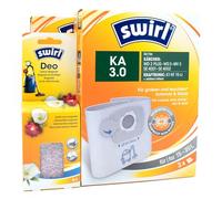 6 Vacuum Cleaner Bags + Deodorant Beads Compatible with Kärcher WD 3 P Extension Kit, WD 3 Premium | Compatible with Swirl KÄ3 - KÄ 3 | 6 Bags, Air Freshener, Accessories, Spare Parts