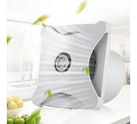 6" Ventilation Extractor Fans, Wall or Ceiling Mounted Exhaust Fan with Back Draught Shutter, LED Extractor Fan for Bathroom Bedroom 197m3/h (B-150mm)