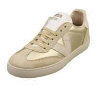 (6) Victoria Berlin Metal Cyclist Womens Fashion Trainers in Platinum