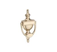 6" Victorian Solid Brass Urn Door Knocker - 6 Finishes (Polished Brass)