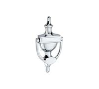 6" Victorian Style Solid Brass Urn Front Door Knocker - 6 Finishes (Polished Chrome)