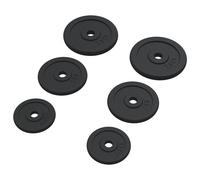 (6) vidaXL Weight Plates Cast Iron Fitness Lifting Bar Weight Disc Multi Models