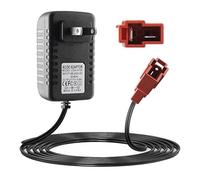 6 Volt Battery Charger for Ride On Toys, 7V 800MA Battery Charger for Rollplay Porsche 918 Audi R8 Spyder Kid Trax Disney Frozen White Toddler Wildfire Quad Wal-Mart Kid TRAX Moto ATV Red Plug