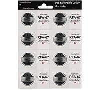 6 Volt Replacement Battery Long-Lasting & High Capacity Compatible with PetSafe Electronic Collars Pack of 8