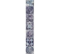 6 Wall tiles stickers Antico Monza Vinyl Purple and Blue, each 15 x 15 cm