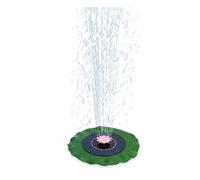 6 Water Spray Shapes Solar Fountain Quick Start Lotus Leaf Float Decorative Landscape Pool Portable Durable Environmental Protection Energy Saving