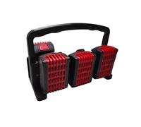 6-Way Battery Holder for 18 V Batteries - Compatible with Bosch Professional ProCORE - Sturdy Battery Storage - Organiser for Workshop & Suitcase - Robust 3D Printing