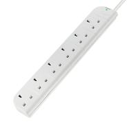 Belkin E-Series 6 Socket, 3-Metre SurgeStrip White 3 m