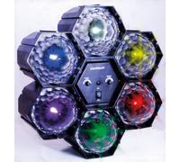 6-Way Led Crystal Light Effect FXLab Black One Size
