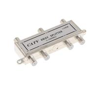 6-way TV signal splitter 1 In 6 Out coaxial cable RG6 for TV RF radio antenna