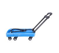 6-Wheel Folding Cart, Portable Shopping Trolley with Teles Handle, Bune Cords, Ideal for markets, Warehouses, Airports & Logistics - Heavy-Du