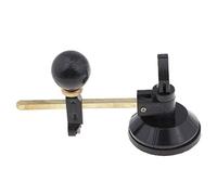 6 Wheels Adjustable Compasses Type Glass Circle Cutter with Suction Cup 20cm