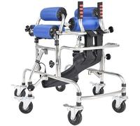 6-Wheels Disabled Walking Aids - Walker for Child Walk rt Stand Rehabilitation Equipment Disabled Kids Hemiplegia Training Walker Aid,for 85 to 130cm