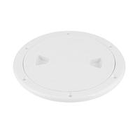 6" White Round ABS Deck Plate Anti- Boat Inspection Cover for Marine Parts