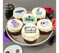 6 Wicked Halloween Cupcakes | Freshly Baked Cupcakes Delivered To Your Door | Delicious red velvet sponge with white buttercream | Halloween Party Treat