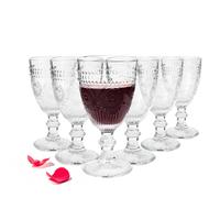 6 Wine Glasses 310ml on Base Sun White Wine Glasses Red Drinking Glasses