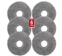 6 Wipes for Xiaom i X10+/X20+/Dream e L10 Ultra/L10s Plus/X40 Ultra/L10s/Ecovac s Deebot T20 Omni/T20e Omni Robot Vacuum Cleaner, Washable Microfibre Mop Accessories