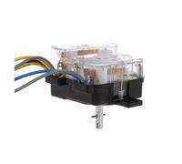 6-Wire Washing Machine Timer 90 Degree Central Hole Distance 68mm Switch Shaft